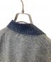 中古・古着 grove (グローブ) EVIE CHECK COLLAR KNIT エヴィ チェック カラー ニット グレー サイズ:FREE 未使用品：6000円