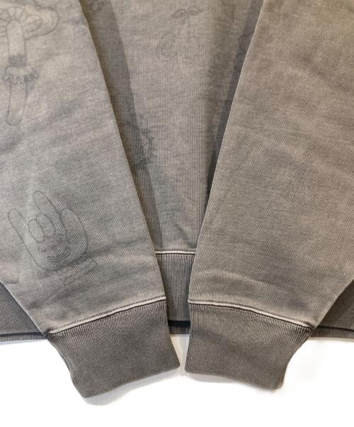 Parks Project（パークス プロジェクト）Parks Project Limited Edition Graffiti Pigment Sweat リミテッド エディション グラフィティ ピグメント スウェット PP24AW-YY001 グレー サイズ:M 未使用品の古着・服飾アイテム