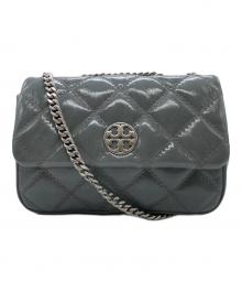 TORY BURCH（トリーバーチ）の古着「ウィラチェーンショルダーバッグ 10009171」｜ブルー