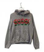 GUCCIグッチ）の古着「チェーンロゴパーカー 715911 XJEUM」｜グレー