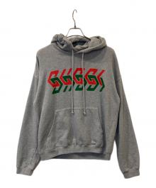 GUCCI（グッチ）の古着「チェーンロゴパーカー 715911 XJEUM」｜グレー