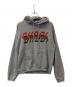 GUCCI（グッチ）の古着「チェーンロゴパーカー 715911 XJEUM」｜グレー
