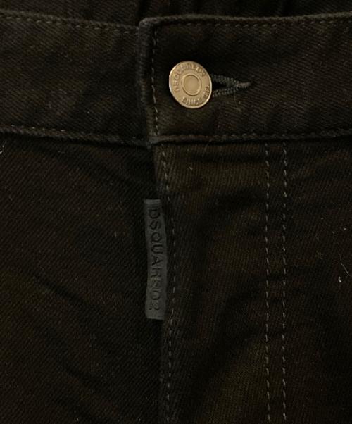DSQUARED2 BLACK BULL（ディースクエアード ブラック ブル）DSQUARED2 BLACK BULL (ディースクエアード ブラック ブル) Cool Guy Jean クールガイジーンズ S71LB1350 S30564 ブラック サイズ:48の古着・服飾アイテム