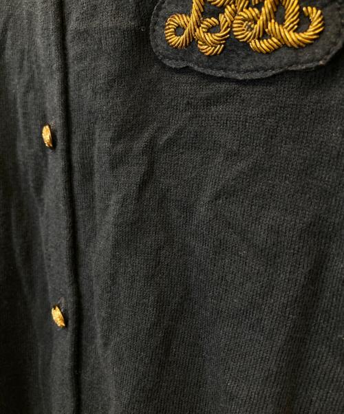 LAUREN RALPH LAUREN（ローレン ラルフ ローレン）LAUREN RALPH LAUREN (ローレン ラルフ ローレン) ワッペン付カーディガン ネイビー サイズ:XSの古着・服飾アイテム