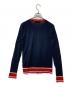 LAUREN RALPH LAUREN (ローレン ラルフ ローレン) ワッペン付カーディガン ネイビー サイズ:XS：5000円