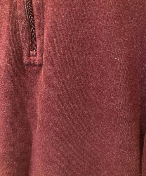POLO RALPH LAUREN（ポロ・ラルフローレン）POLO RALPH LAUREN (ポロ・ラルフローレン) ハーフジップスウェット レッド サイズ:FREEの古着・服飾アイテム