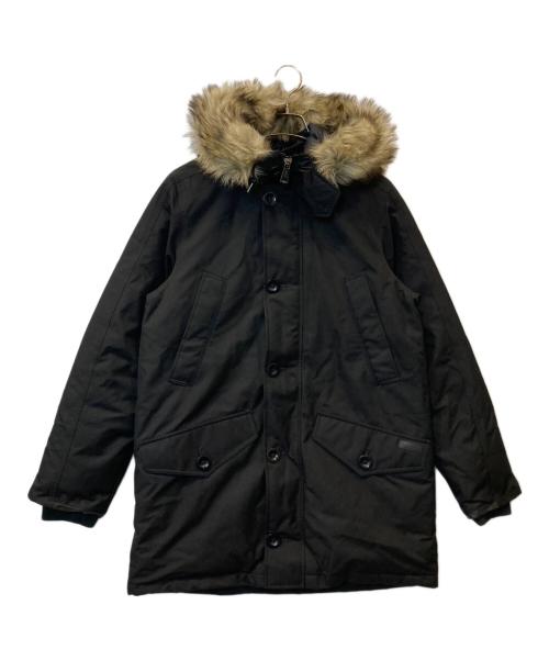 POLO RALPH LAUREN（ポロ・ラルフローレン）POLO RALPH LAUREN (ポロ・ラルフローレン) ファー付ダウンジャケット ブラック サイズ:Mの古着・服飾アイテム