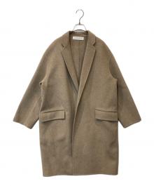 GALERIE VIE（ギャルリーヴィー）の古着「ウールダブルフェイス チェスターコート 23081408004」｜モカ