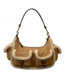 TORY BURCH（トリーバーチ）の古着「ムートンワンショルダーバッグ　10011448」｜ブラウン