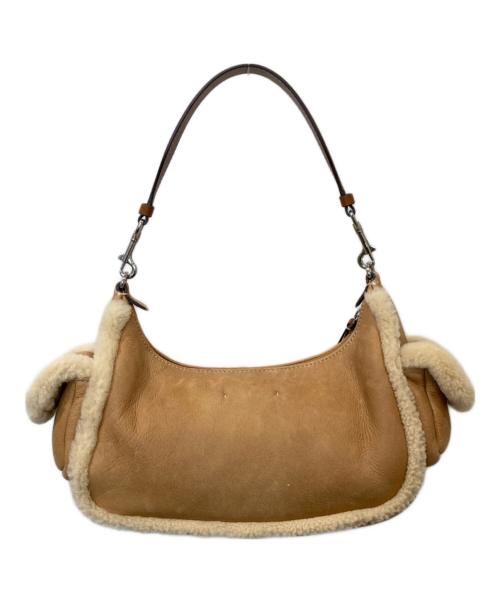 TORY BURCH（トリーバーチ）TORY BURCH (トリーバーチ) ムートンワンショルダーバッグ　10011448 ブラウンの古着・服飾アイテム