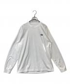 THE NORTH FACEザ ノース フェイス）の古着「ロングスリーブフラッシュドライヌプシコットンティー NT32535」｜ホワイト