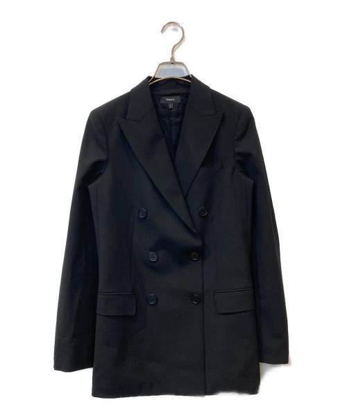 theory（セオリー）theory (セオリー) DB TAILOR JK  ダブルジャケット 01-1304122 ブラックの古着・服飾アイテム