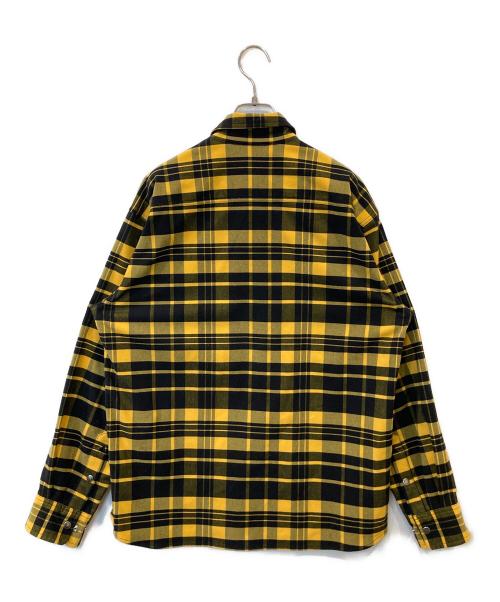 THE NORTH FACE（ザ ノース フェイス）THE NORTH FACE (ザ ノース フェイス) ロングスリーブストレッチフランネルシャツ　NR62031 イエロー サイズ:Mの古着・服飾アイテム