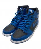 NIKEナイキ）の古着「Air Jordan 1 Retro High エア ジョーダン ワン レトロ ハイ オージー「ダーク マリーナ ブルー」555088-404」｜ブルー×ブラック