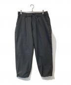 JUGEMジュゲム）の古着「ALLROUND COOL 1P TROUSER　4F1-3-014-0132」｜グレー