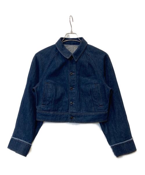 MACPHEE（マカフィー）MACPHEE (マカフィー) ハードツイストデニム ショートジャケット　12075407132 インディゴ サイズ:36 未使用品の古着・服飾アイテム