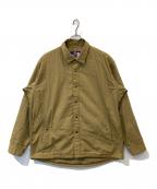 THE NORTHFACE PURPLELABEL×nanamicaザ・ノースフェイス パープルレーベル×ナナミカ）の古着「RipStop Shirt Jacket リップストップ・シャツ・ジャケット NY2104N」｜ベージュ