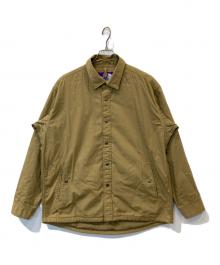 THE NORTHFACE PURPLELABEL×nanamica（ザ・ノースフェイス パープルレーベル×ナナミカ）の古着「RipStop Shirt Jacket リップストップ・シャツ・ジャケット NY2104N」｜ベージュ