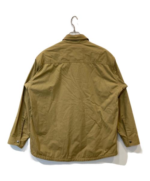 THE NORTHFACE PURPLELABEL（ザ・ノースフェイス パープルレーベル）THE NORTHFACE PURPLELABEL (ザ・ノースフェイス パープルレーベル) nanamica (ナナミカ) RipStop Shirt Jacket リップストップ・シャツ・ジャケット NY2104N ベージュ サイズ:Lの古着・服飾アイテム