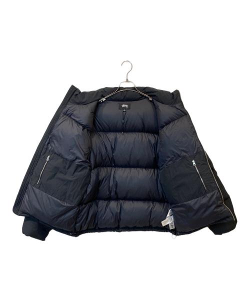stussy（ステューシー）stussy (ステューシー) Nylon Down Puffer ナイロン・ダウン・パファー 115711 ブラック サイズ:Lの古着・服飾アイテム