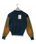 Cristaseya (クリスタセヤ) COTTON SWEATER WITH LEATHER PATCH　09PV-CO-PE ネイビー サイズ:S：20000円