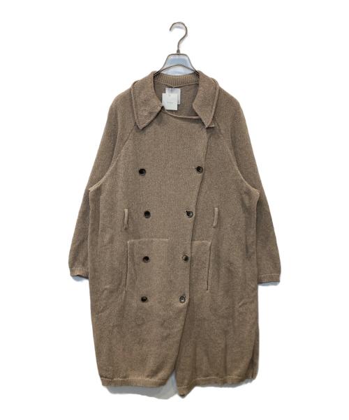 kota gushiken（コウタグシケン）kota gushiken (コウタグシケン) 和紙ニットコート ベージュ サイズ:FREEの古着・服飾アイテム