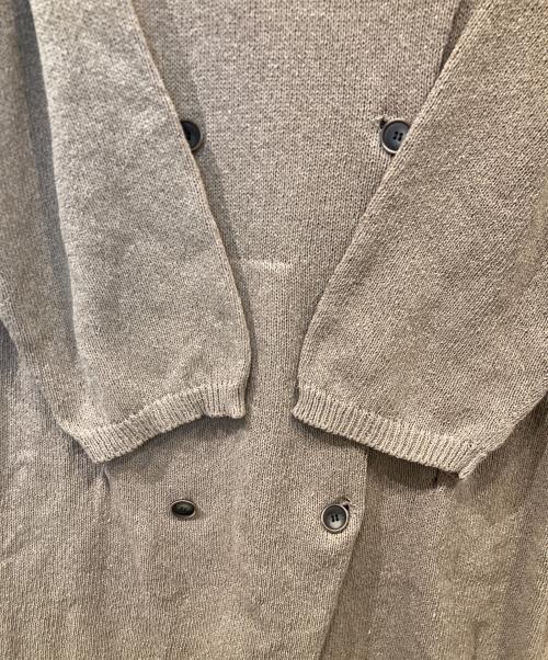 kota gushiken（コウタグシケン）kota gushiken (コウタグシケン) 和紙ニットコート ベージュ サイズ:FREEの古着・服飾アイテム