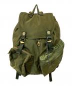 sacai×PORTERサカイ×ポーター）の古着「Double Pocket Backpack リュック　21-0380S」｜カーキ