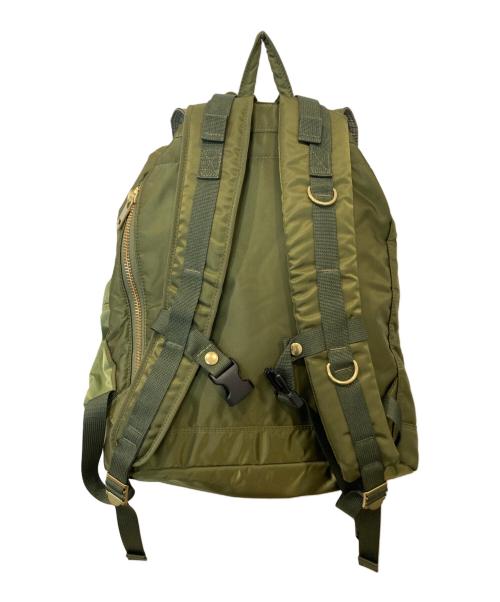 sacai（サカイ）sacai (サカイ) PORTER (ポーター) Double Pocket Backpack リュック　21-0380S カーキの古着・服飾アイテム