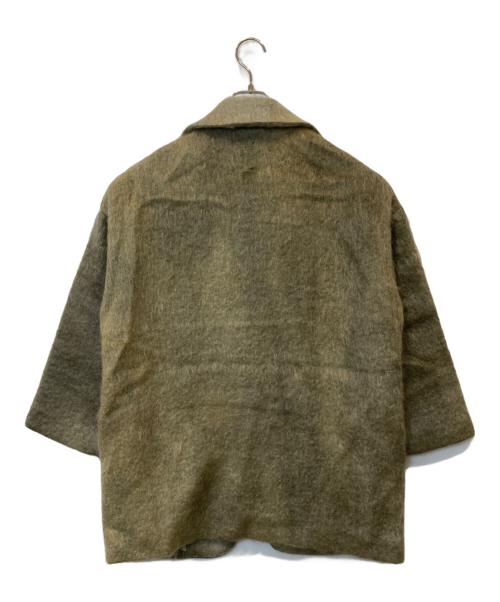 ERiKOKATORi（エリコカトリ）ERiKOKATORi (エリコカトリ) モヘア シャギー ジャケット　EK3-4-1 モカ サイズ:FREEの古着・服飾アイテム