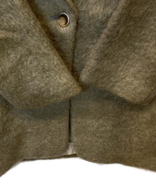 ERiKOKATORi（エリコカトリ）ERiKOKATORi (エリコカトリ) モヘア シャギー ジャケット　EK3-4-1 モカ サイズ:FREEの古着・服飾アイテム