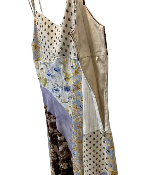 Ameri（アメリ）Ameri (アメリ) MEDI VARIOUS PATTERN CAMI DRESS メディ ヴェリアス パターン キャミ ドレス 0226105410840 ベージュ サイズ:XSの古着・服飾アイテム