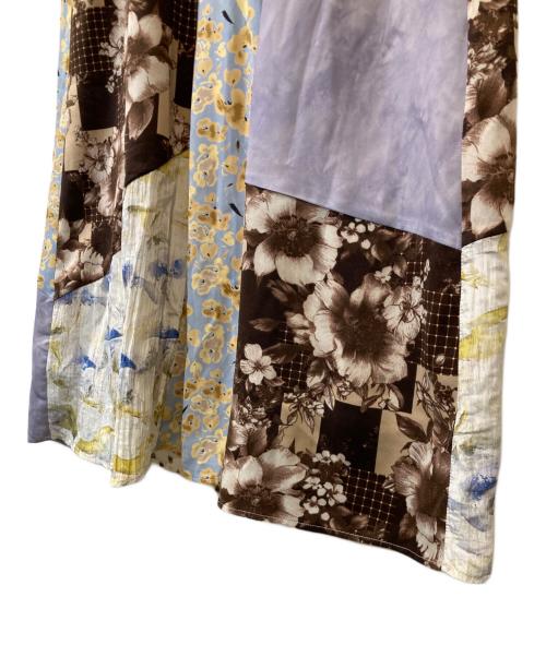 Ameri（アメリ）Ameri (アメリ) MEDI VARIOUS PATTERN CAMI DRESS メディ ヴェリアス パターン キャミ ドレス 0226105410840 ベージュ サイズ:XSの古着・服飾アイテム