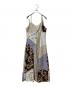 Ameri（アメリ）の古着「MEDI VARIOUS PATTERN CAMI DRESS メディ ヴェリアス パターン キャミ ドレス 0226105410840」｜ベージュ