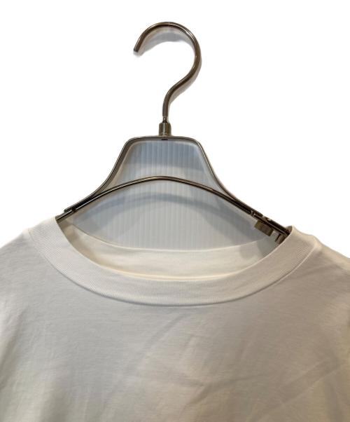 BLUE LABEL CRESTBRIDGE（ブルーレーベルクレストブリッジ）BLUE LABEL CRESTBRIDGE (ブルーレーベルクレストブリッジ) ロングスリーブカットソー 56P03-407-02 ホワイト サイズ:38の古着・服飾アイテム