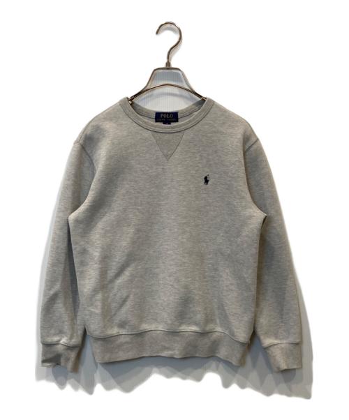 POLO RALPH LAUREN（ポロ・ラルフローレン）POLO RALPH LAUREN (ポロ・ラルフローレン) クルーネックスウェット グレー サイズ:Mの古着・服飾アイテム
