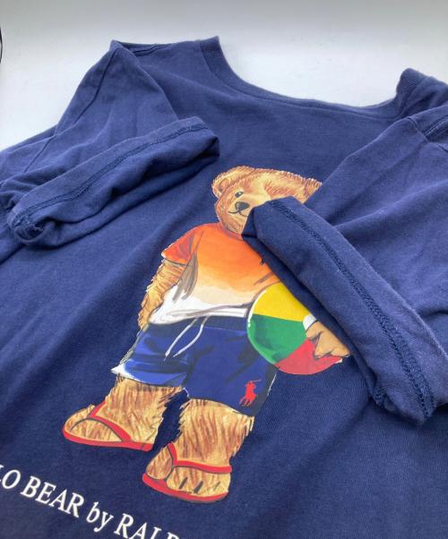 POLO RALPH LAUREN（ポロ・ラルフローレン）POLO RALPH LAUREN (ポロ・ラルフローレン) ポロベアＴシャツ ネイビー サイズ:Mの古着・服飾アイテム