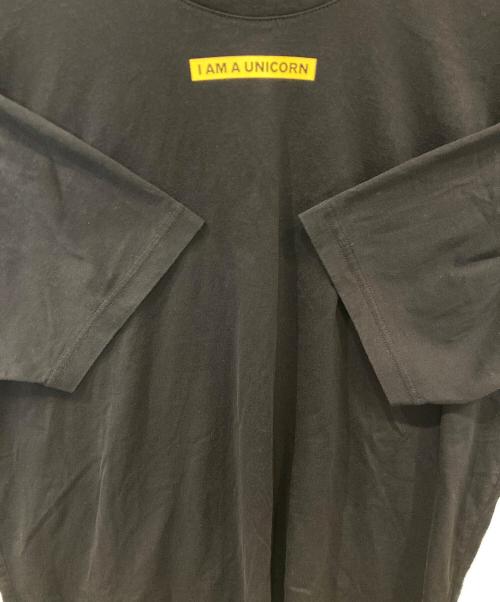 BURBERRY LONDON（バーバリーロンドン）BURBERRY LONDON (バーバリーロンドン) I AM A UNICORN プリントTシャツ　8032295 ブラック サイズ:Sの古着・服飾アイテム