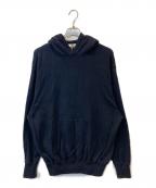 HERILLヘリル）の古着「Cotton/Silk Hooded　25-080-HL-8080-10」｜ネイビー