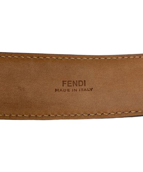 FENDI（フェンディ）FENDI (フェンディ) レザーベルト　170566901-OEQ グレー サイズ:FREEの古着・服飾アイテム