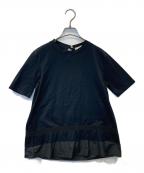 HERNOヘルノ）の古着「撥水加工 ドッキングカットソー JG0006D-52006-9300」｜ブラック