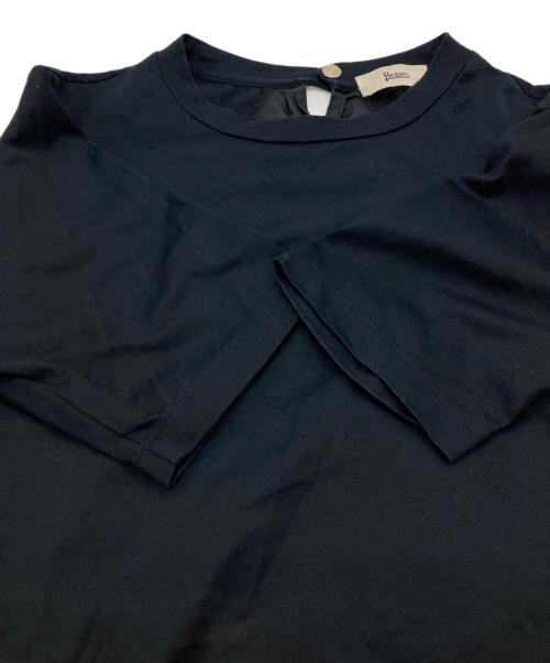 HERNO（ヘルノ）HERNO (ヘルノ) 撥水加工 ドッキングカットソー JG0006D-52006-9300 ブラック サイズ:40の古着・服飾アイテム
