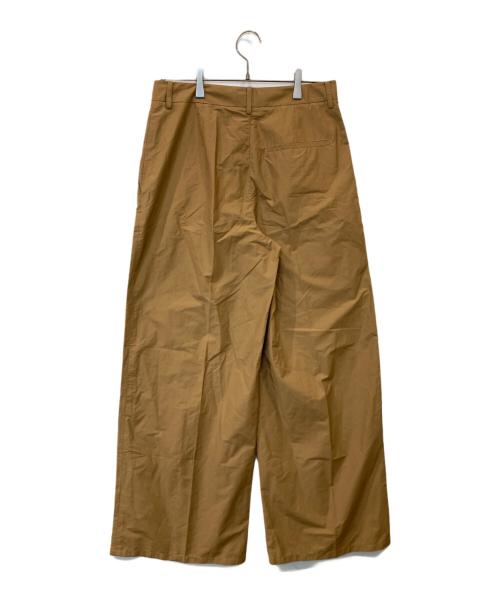 theory（セオリー）theory (セオリー) タックワイドパンツ Soft Lawn 01-6206418 ブラウン サイズ:4 未使用品の古着・服飾アイテム
