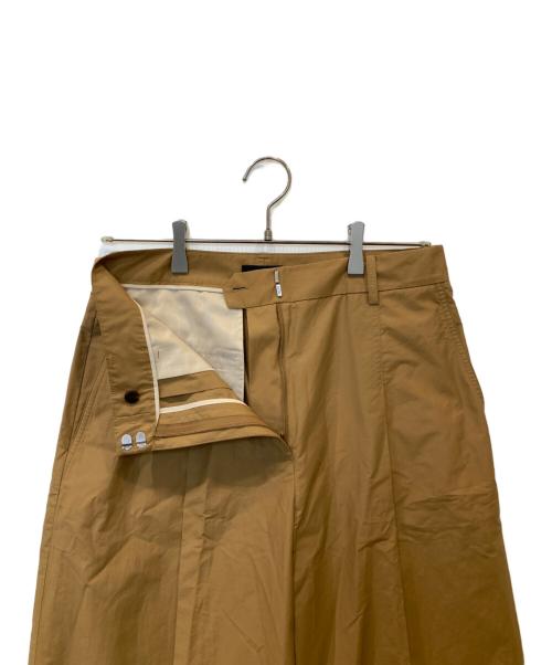 theory（セオリー）theory (セオリー) タックワイドパンツ Soft Lawn 01-6206418 ブラウン サイズ:4 未使用品の古着・服飾アイテム