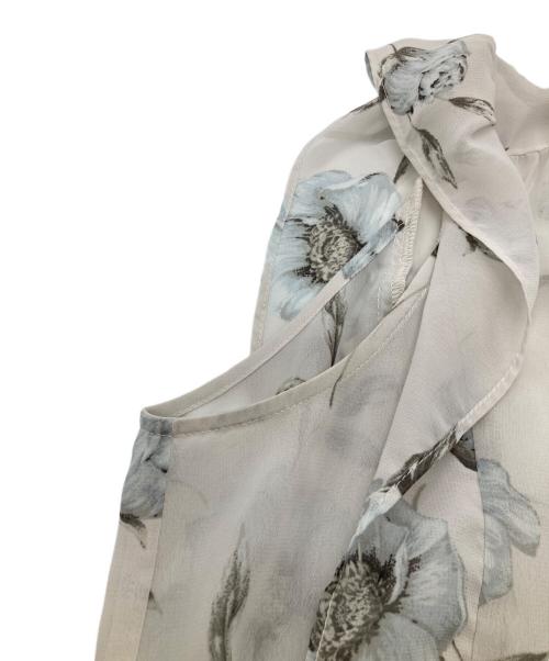 Snidel（スナイデル）Snidel (スナイデル) Sustainableプリーツプリントワンピース SWFO261103 ブルー×ベージュ サイズ:1の古着・服飾アイテム