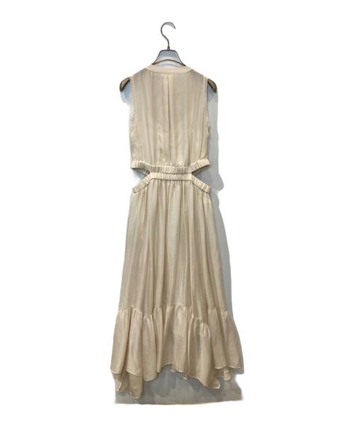 Snidel（スナイデル）Snidel (スナイデル) ノースリーブティアードワンピース SWFO262052 ベージュ サイズ:1の古着・服飾アイテム