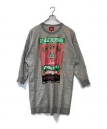 Vivienne Westwood RED LABEL（ヴィヴィアンウエストウッドレッドレーベル）の古着「スウェットワンピース　16-12-522031」｜グレー