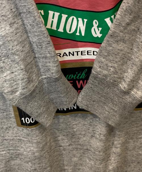 Vivienne Westwood RED LABEL（ヴィヴィアンウエストウッドレッドレーベル）Vivienne Westwood RED LABEL (ヴィヴィアンウエストウッドレッドレーベル) スウェットワンピース　16-12-522031 グレー サイズ:00の古着・服飾アイテム