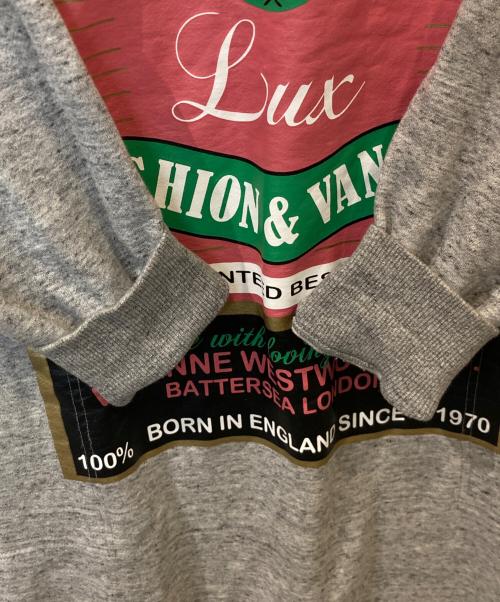 Vivienne Westwood RED LABEL（ヴィヴィアンウエストウッドレッドレーベル）Vivienne Westwood RED LABEL (ヴィヴィアンウエストウッドレッドレーベル) スウェットワンピース　16-12-522031 グレー サイズ:00の古着・服飾アイテム