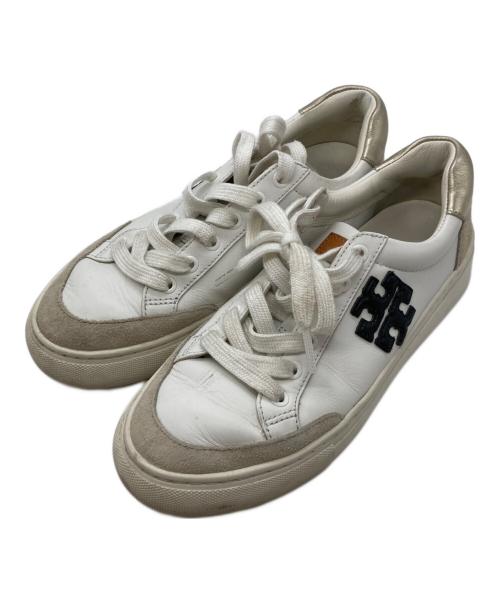 TORY BURCH（トリーバーチ）TORY BURCH (トリーバーチ) カラーブロックスニーカー 161131 アイボリー サイズ:5 1/2の古着・服飾アイテム